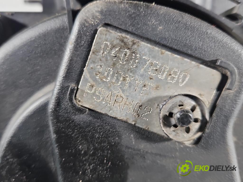 Peugeot 5008 I 2009-2017 2.0 HDI 150 hp manual 110 kW 1997 cm3 5- motor diesla 10DYYF