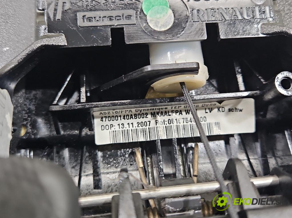 Renault Laguna III 2007-2015 2.0 16V 140 HP manual 103 kW 1997 cm3 5- operadlo 1000967 (Lakťová opierka)