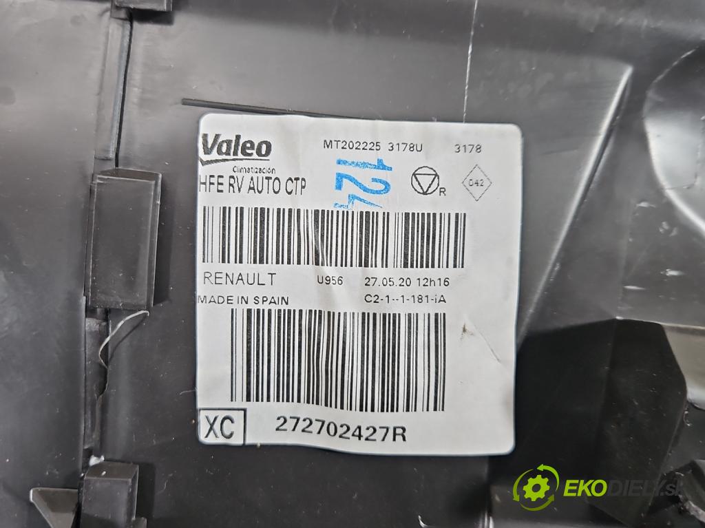 Renault Kadjar 2015-2022 1.3 140 hp automatic 103 kW 1332 cm3 5- radiátor 272702427R (Radiátor topení)