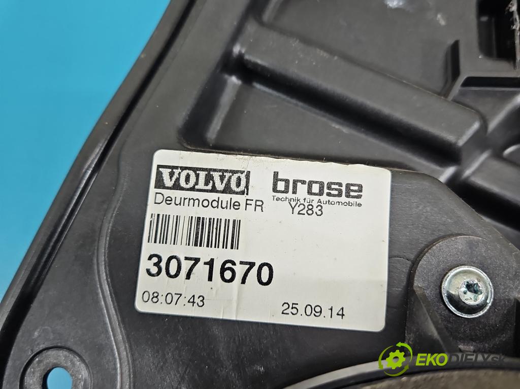 Volvo S60 II 2010-2018 2.0 D4 181KM automatic 133 kW 1969 cm3 4- mechanizmus okna predné pravý 30784311