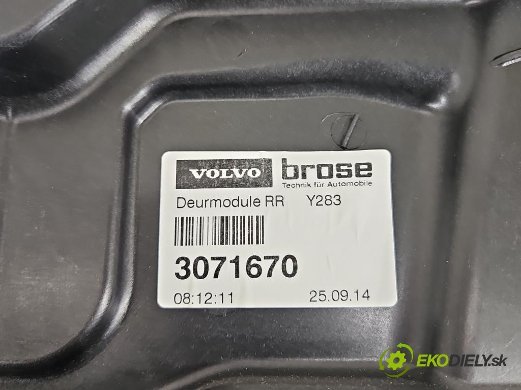 Volvo S60 II 2010-2018 2.0 D4 181KM automatic 133 kW 1969 cm3 4- mechanizmus okna zadné pravý