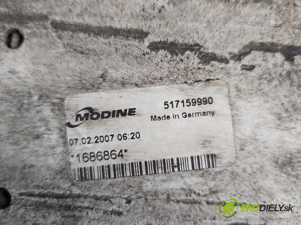 Alfa romeo Gt 1.9 jtd 150 hp manual 110 kW 1910 cm3 3- Intercooler 517159990 (Intercooler (chladič stlačeného vzduchu))