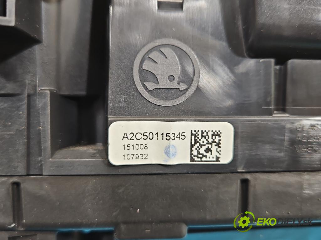 Skoda Octavia III 2013- 1.6 TDI 110 HP manual 81 kW 1598 cm3 5- prístrojovka/ budíky 5E0920711B (Prístrojová doska)