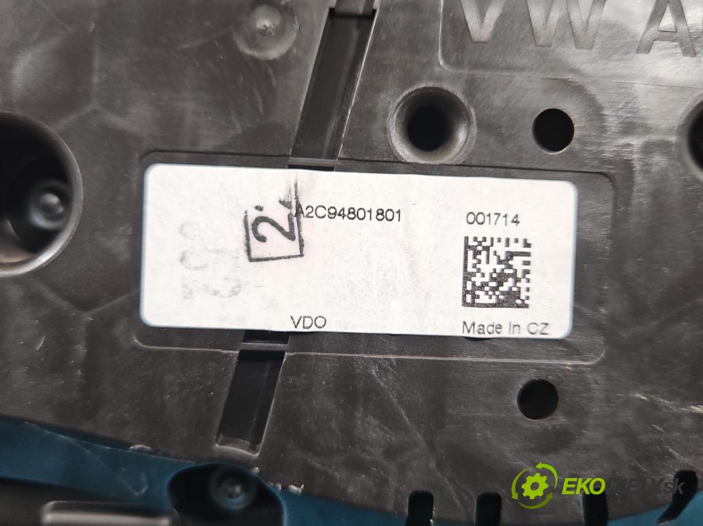 Skoda Octavia III 2013- 1.6 TDI 110 HP manual 81 kW 1598 cm3 5- prístrojovka/ budíky 5E0920711B (Prístrojová doska)