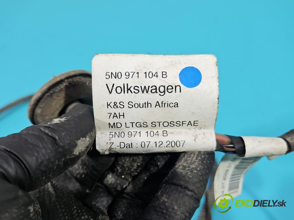 Vw Tiguan I 2007-2016 2.0 TDI 140 hp automatic 103 kW 1968 cm3 5- Balíček: nárazníku zadní 5N0971104B