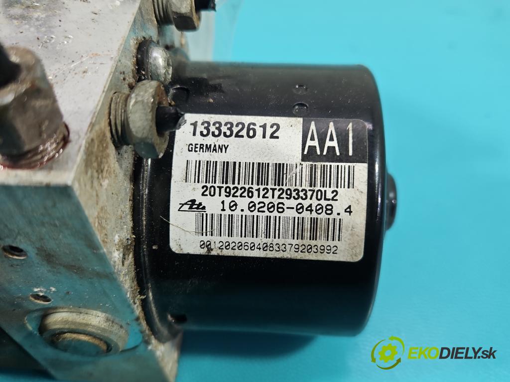 Opel Astra IV 2009-2015 1.4 16V 101 HP manual 74 kW 1398 cm3 5- čerpadlo abs 100960-45093 (Pumpa ABS)