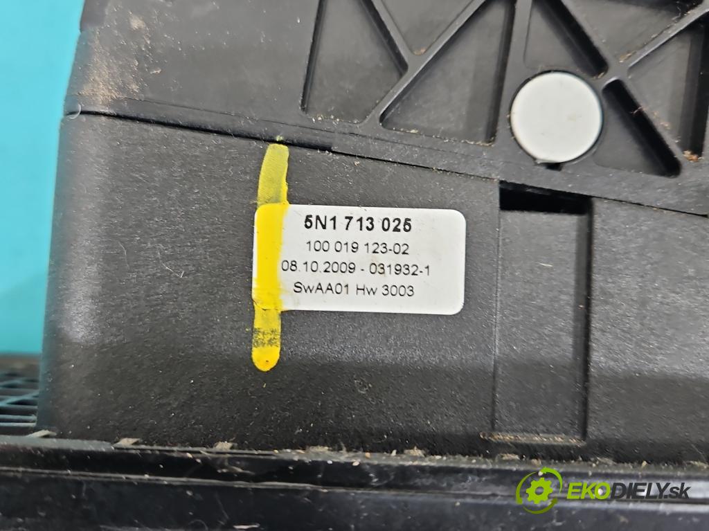 Vw Tiguan I 2007-2016 2.0 TDI 140 HP automatic 103 kW 1968 cm3 5- Páka: Změny: stupeň,rýchlosť 5N1713025 (Rýchlostná páka (kulisa))