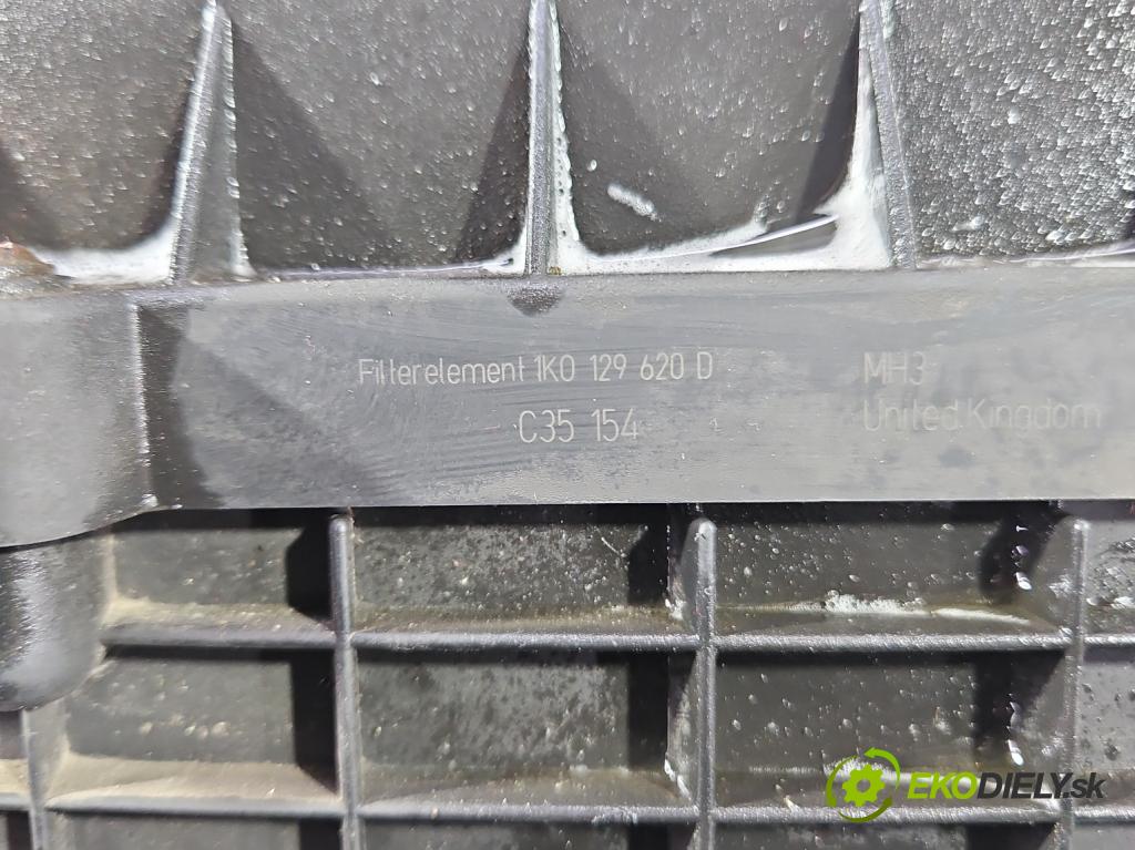 Vw Tiguan I 2007-2016 2.0 TDI 140 HP automatic 103 kW 1968 cm3 5- obal filtra vzduchu 3C0129607AS (Obal vzduchového filtra)