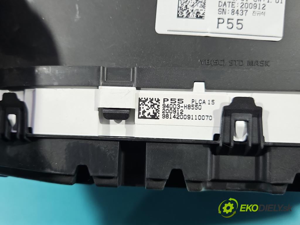 Kia Rio IV 2016-2023 1.2 16V 84KM manual 61.8 kW 1197 cm3 5- prístrojovka/ budíky 94003-H8550 (Prístrojová doska)