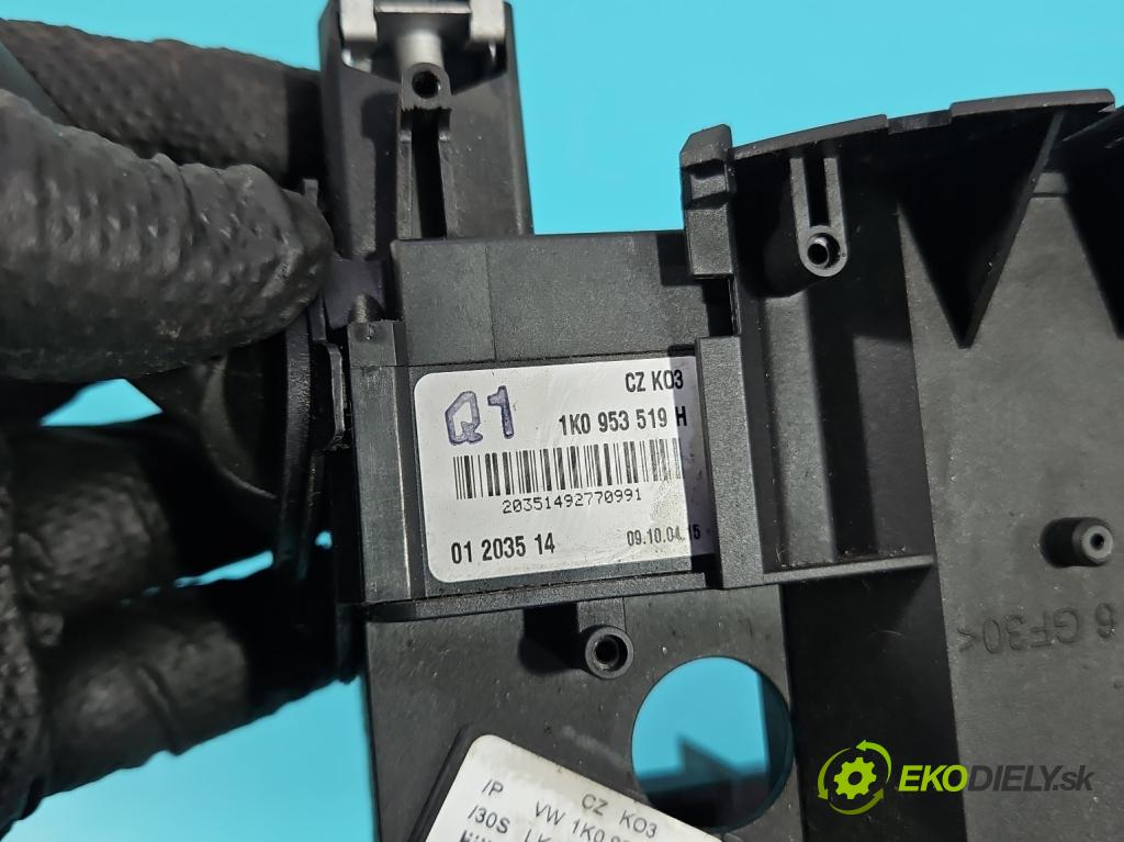 Vw Tiguan I 2007-2016 2.0 TDI 140 HP automatic 103 kW 1968 cm3 5- prepínač komplex: 1K0953513G (Prepínacie páčky pod volantom)