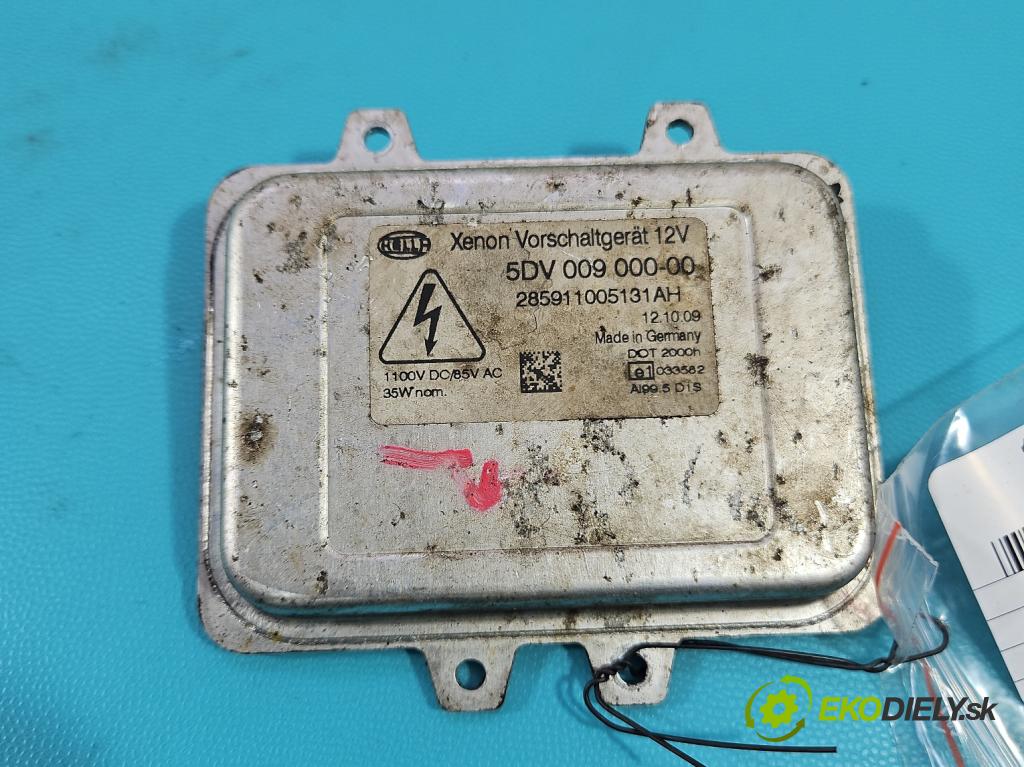 Vw Tiguan I 2007-2016 2.0 TDI 140 HP automatic 103 kW 1968 cm3 5- střídač: xenon 5DV009000-00 (Riadiaca jednotka xenónu)