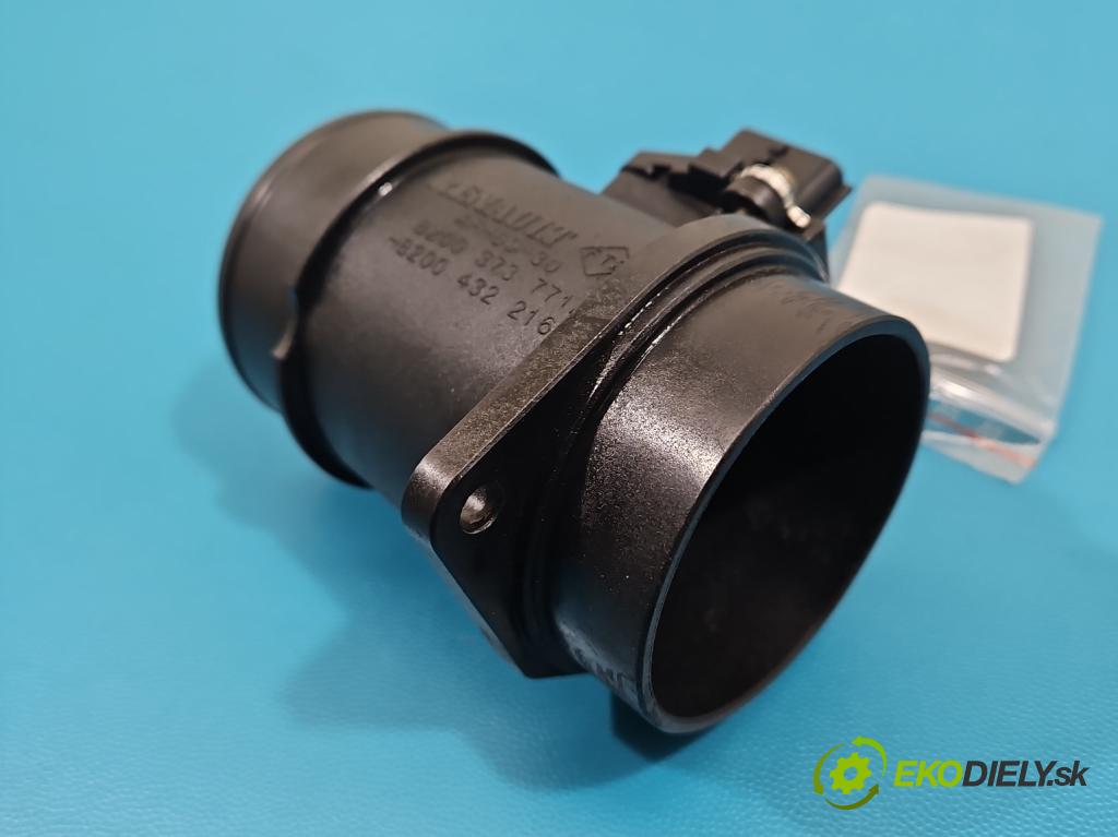 Renault Laguna III 2007-2015 2.0 16V 140 HP manual 103 kW 1997 cm3 5- průtokoměr: 8200373771 (Váha vzduchu)