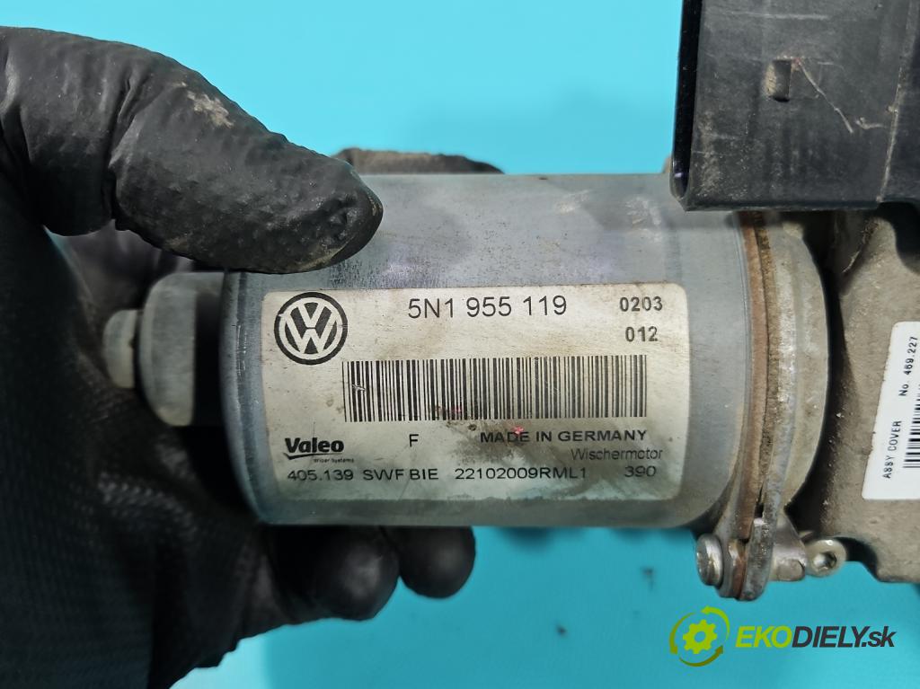 Vw Tiguan I 2007-2016 2.0 TDI 140 HP automatic 103 kW 1968 cm3 5- motor stieračov predné 5N1955119