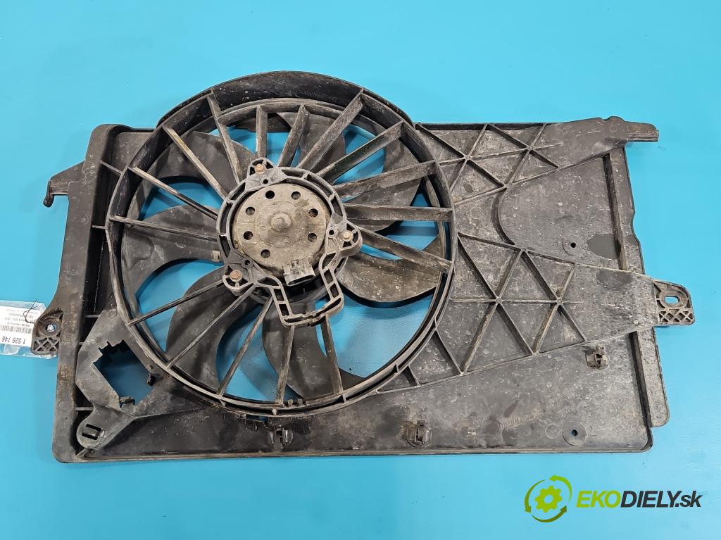Opel Meriva A 2002-2010 1.6 16V 101 HP manual 74 kW 1598 cm3 5- Ventilátor chladiča 13127135