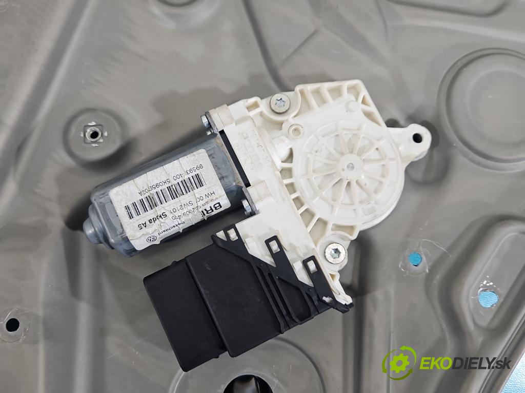 Skoda Octavia II 2004-2013 2.0 TDI 170 HP manual 125 kW 1968 cm3 5- mechanizmus okna zadné ľavý 5K0959703A