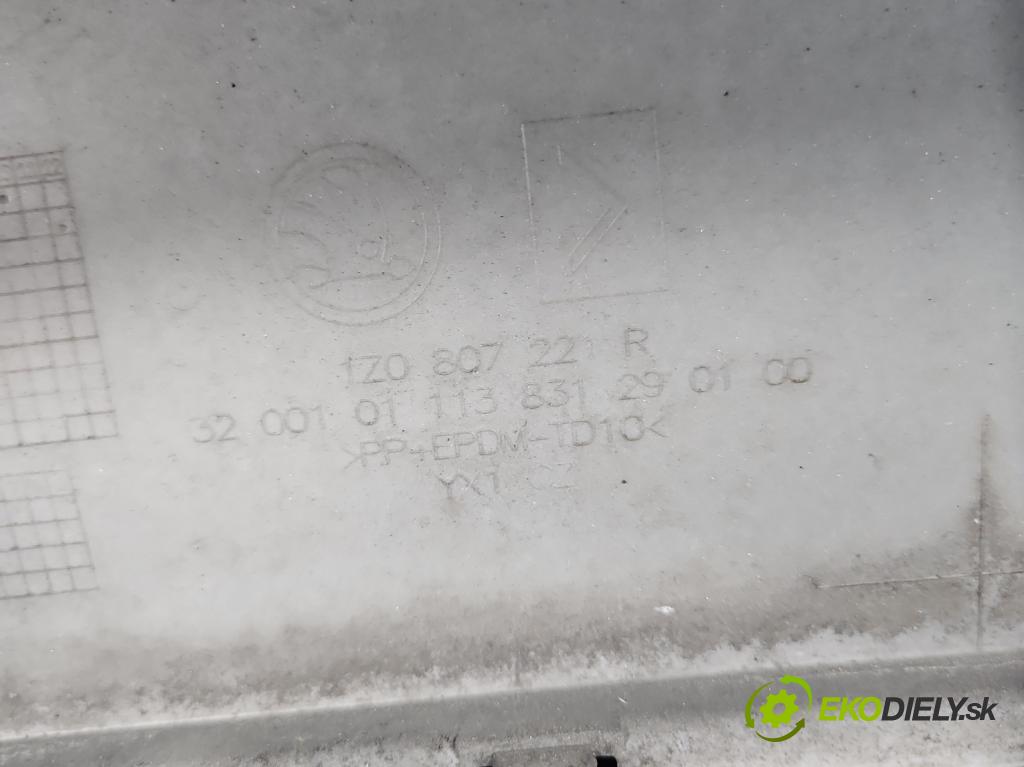 Skoda Octavia II 2004-2013 2.0 TDI 170 HP manual 125 kW 1968 cm3 5- nárazník predné 1Z0807221R (Kľučka dverí ostatné)