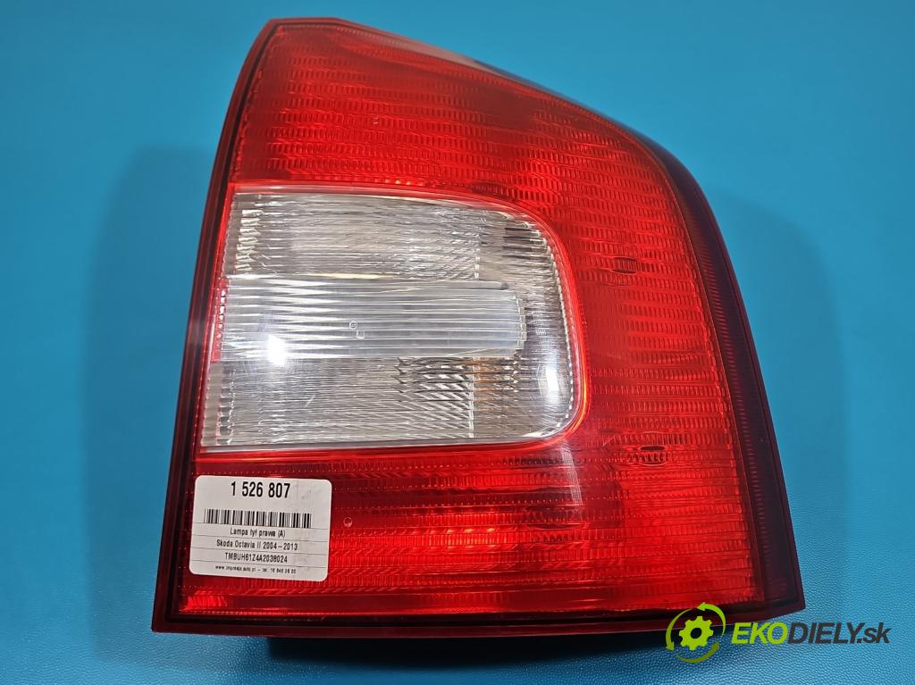 Skoda Octavia II 2004-2013 2.0 TDI 170 hp manual 125 kW 1968 cm3 5- světlo zadní pravé 1Z9945096A (Klika dveří ostatní)