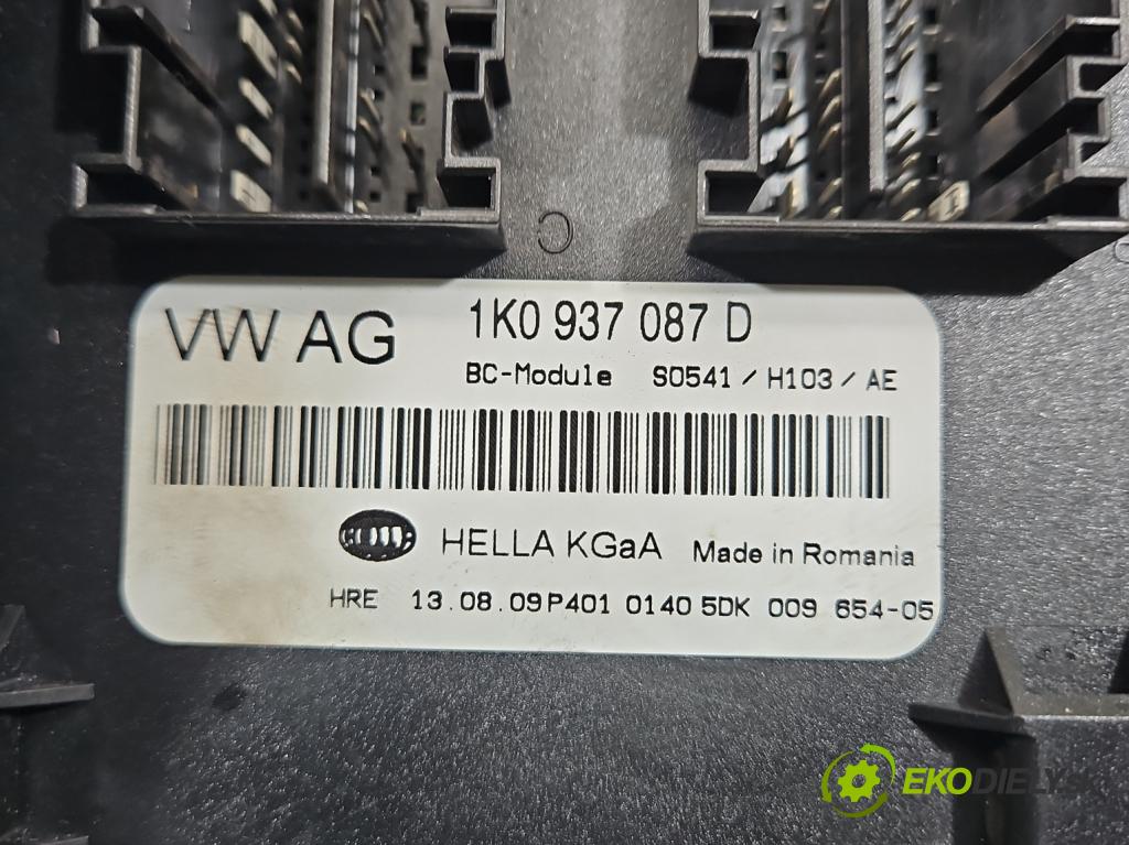 Skoda Octavia II 2004-2013 2.0 TDI 170 hp manual 125 kW 1968 cm3 5- řídící jednotka komfortu 1K0937087D