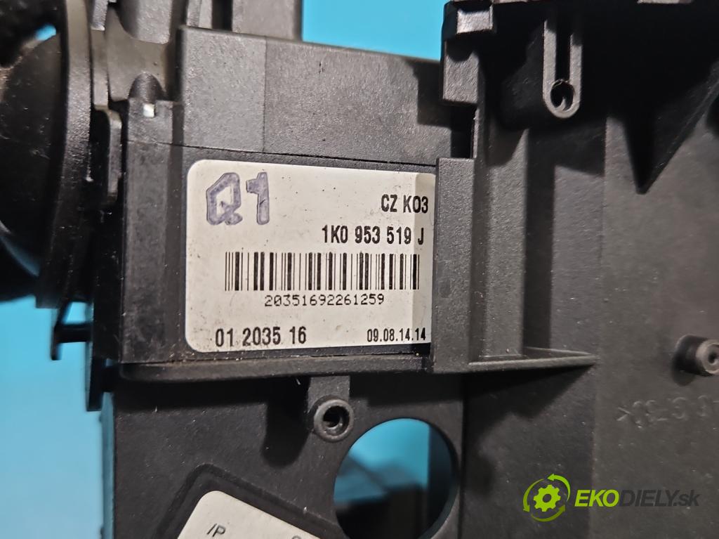 Skoda Octavia II 2004-2013 2.0 TDI 170 HP manual 125 kW 1968 cm3 5- prepínač komplex: 1K0953519J (Prepínacie páčky pod volantom)