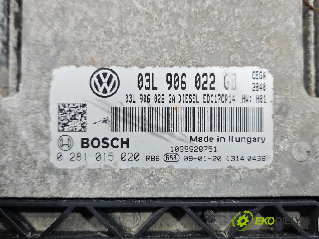 Skoda Octavia II 2004-2013 2.0 TDI 170 HP manual 125 kW 1968 cm3 5- riadiaca jednotka motora 03L906022GB