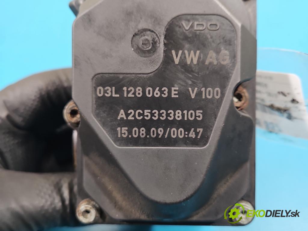 Skoda Octavia II 2004-2013 2.0 TDI 170 HP manual 125 kW 1968 cm3 5- klapka 03L128063E (Škrtiaca klapka)