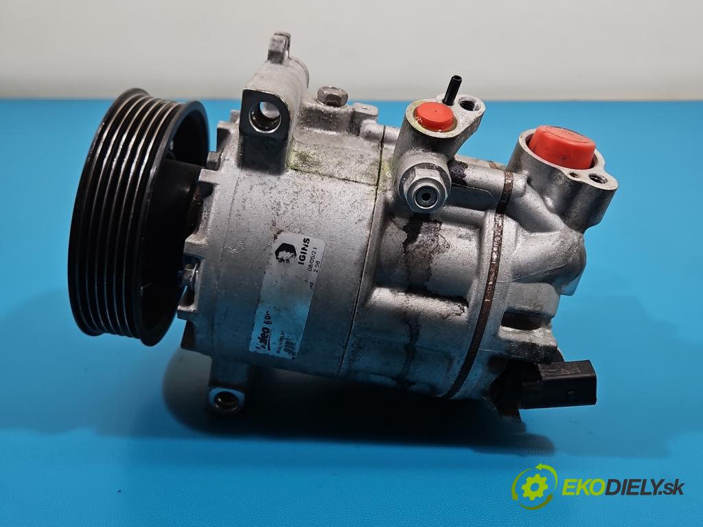 Skoda Octavia II 2004-2013 2.0 TDI 170 hp manual 125 kW 1968 cm3 5- Kompresor: klíma 5N0820803C (Kompresor klimatizace)