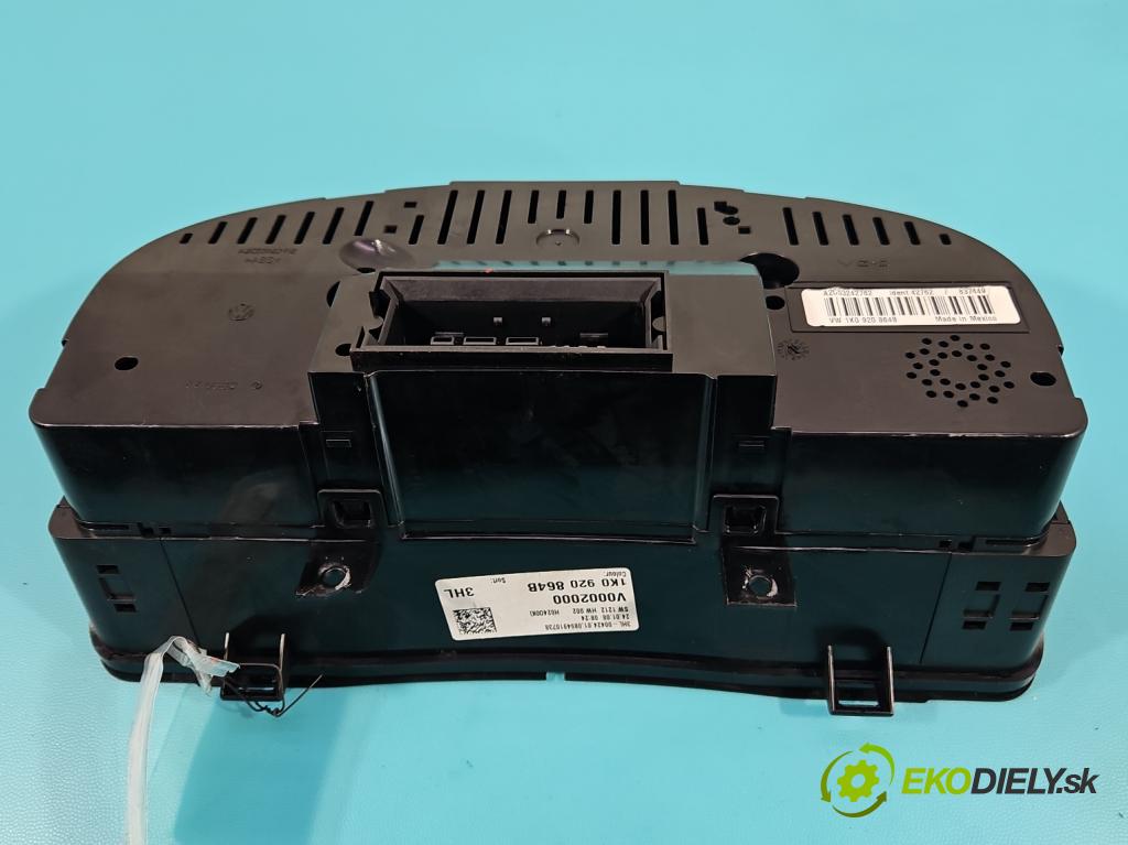 Vw Jetta V 2005-2010 2.0 tdi 140 HP manual 103 kW 1968 cm3 4- prístrojovka/ budíky 1K0920864B (Prístrojová doska)