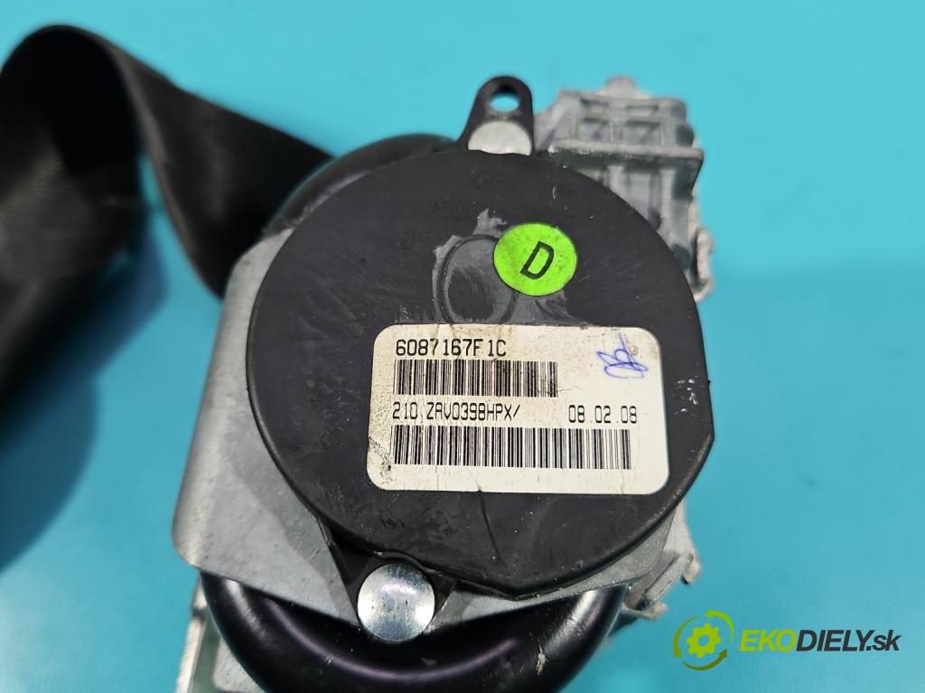 Vw Jetta V 2005-2010 2.0 tdi 140 HP manual 103 kW 1968 cm3 4- pas bezpečnosť: predné pravý 609823100A