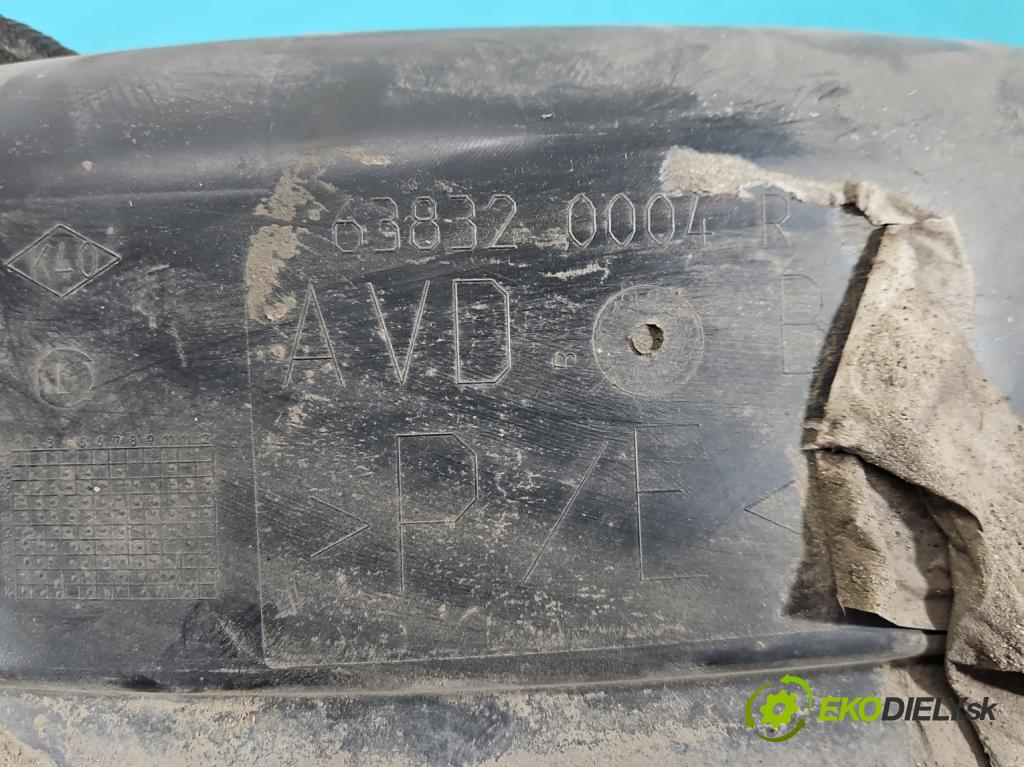 Renault Laguna III 2007-2015 2.0 16V 140 HP manual 103 kW 1997 cm3 5- Blatník: predné pravé 63832-0004R