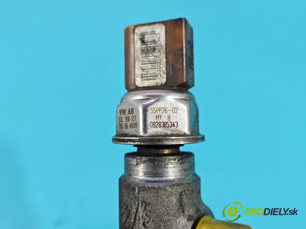 Vw Tiguan I 2007-2016 2.0 TDI 140 HP automatic 103 kW 1968 cm3 5- lišta vstrekovacia 03L089C (Vstrekovacia lišta)