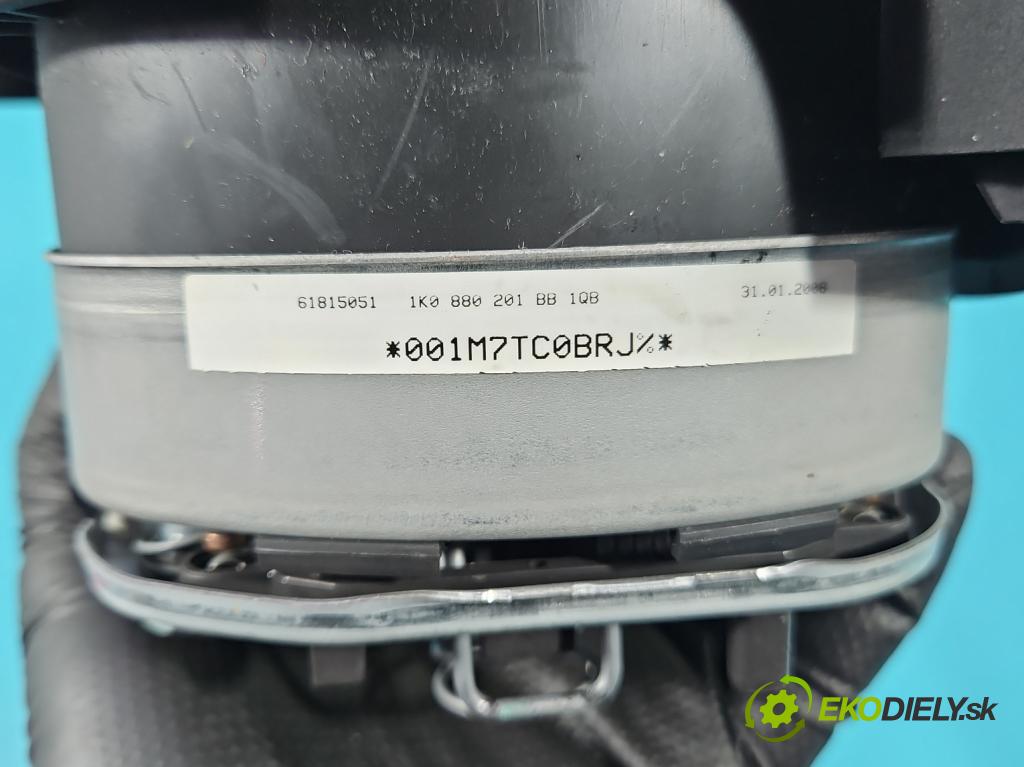 Vw Jetta V 2005-2010 2.0 tdi 140 HP manual 103 kW 1968 cm3 4- airbag vzduch: Řidiči: 1K0880201BB (Airbag)