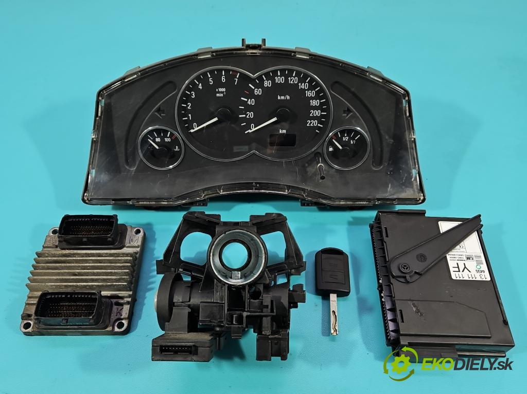 Opel Meriva A 2002-2010 1.6 16v 101 HP manual 74 kW 1598 cm3 5- riadiaca jednotka motora 12230554