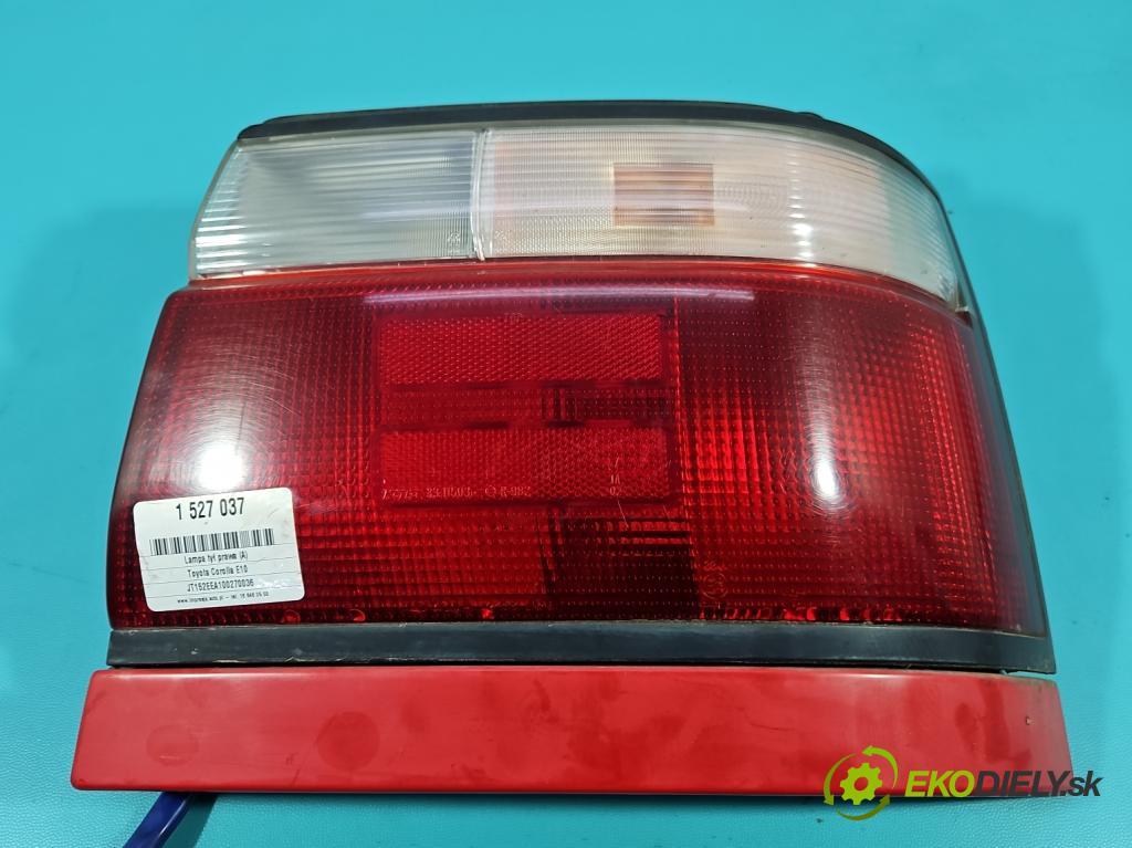 Toyota Corolla E10 1.4 16v 88 hp manual 65 kW 1332 cm3 3- světlo zadní pravé  (Klika dveří ostatní)