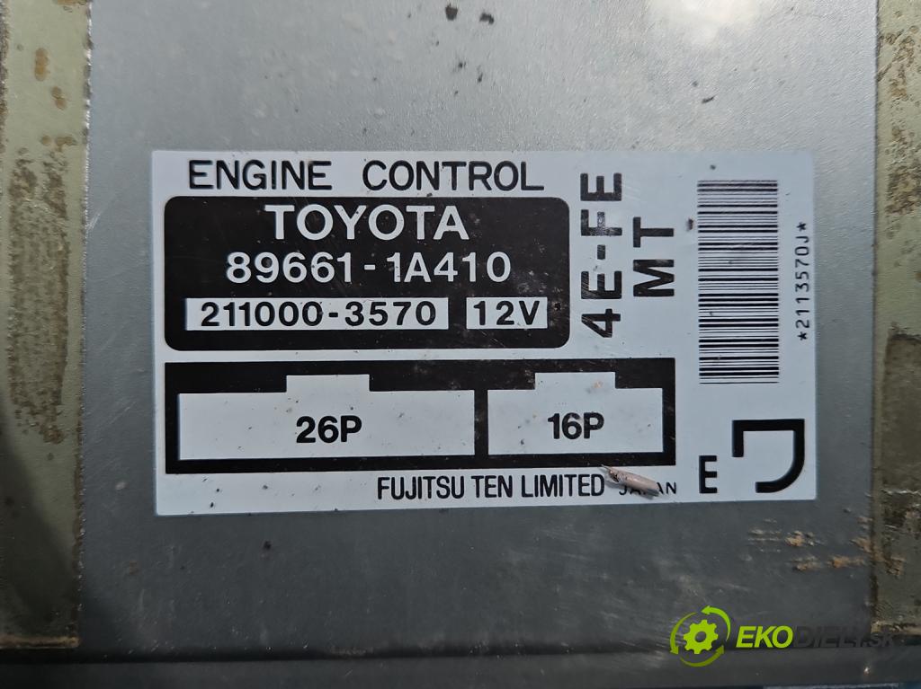 Toyota Corolla E10 1.4 16v 88 HP manual 65 kW 1332 cm3 3- riadiaca jednotka motora 89661-1A410