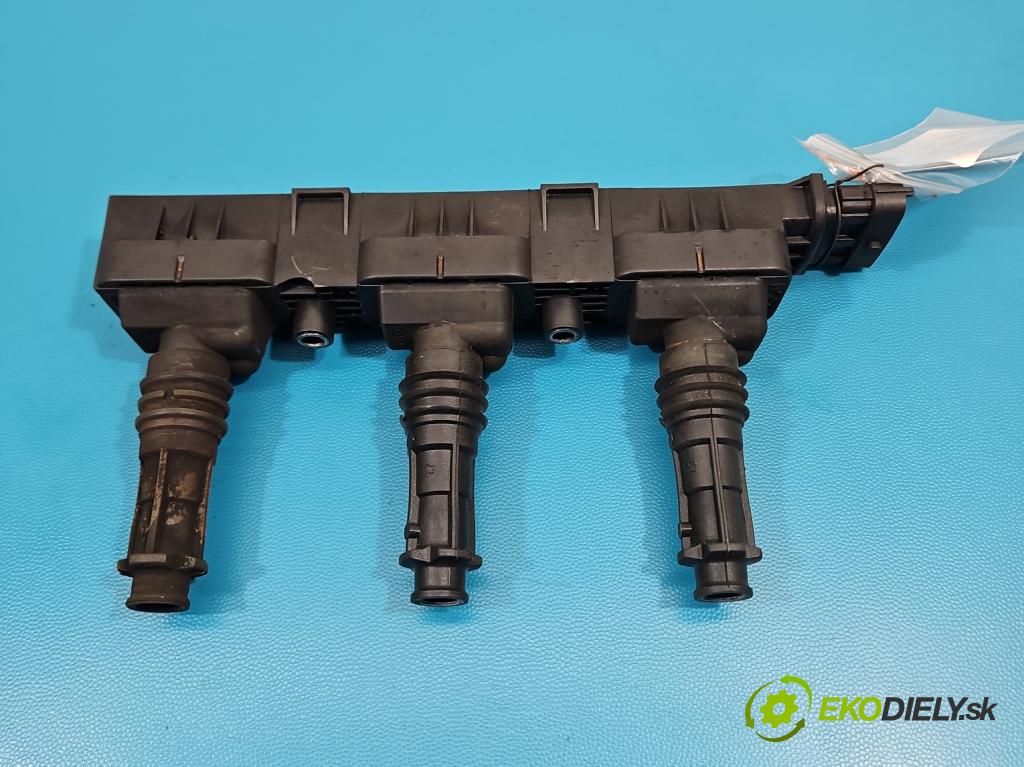 Opel Corsa B 1993-1999 1.0 12v 54 HP manual 40 kW 973 cm3 3- cievka zapaľovacia 0221503014 (Zapaľovacia cievka)