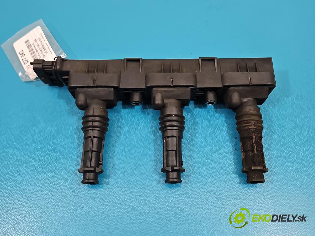 Opel Corsa B 1993-1999 1.0 12v 54 HP manual 40 kW 973 cm3 3- cievka zapaľovacia 0221503014 (Zapaľovacia cievka)