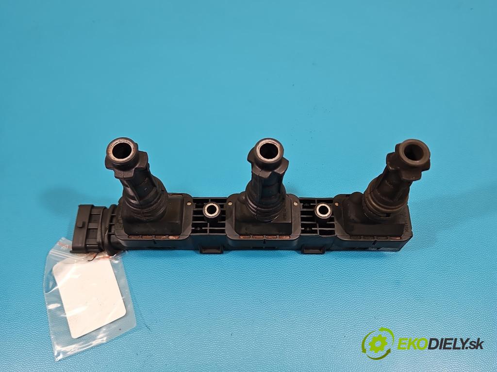 Opel Corsa B 1993-1999 1.0 12v 54 HP manual 40 kW 973 cm3 3- cievka zapaľovacia 0221503014 (Zapaľovacia cievka)