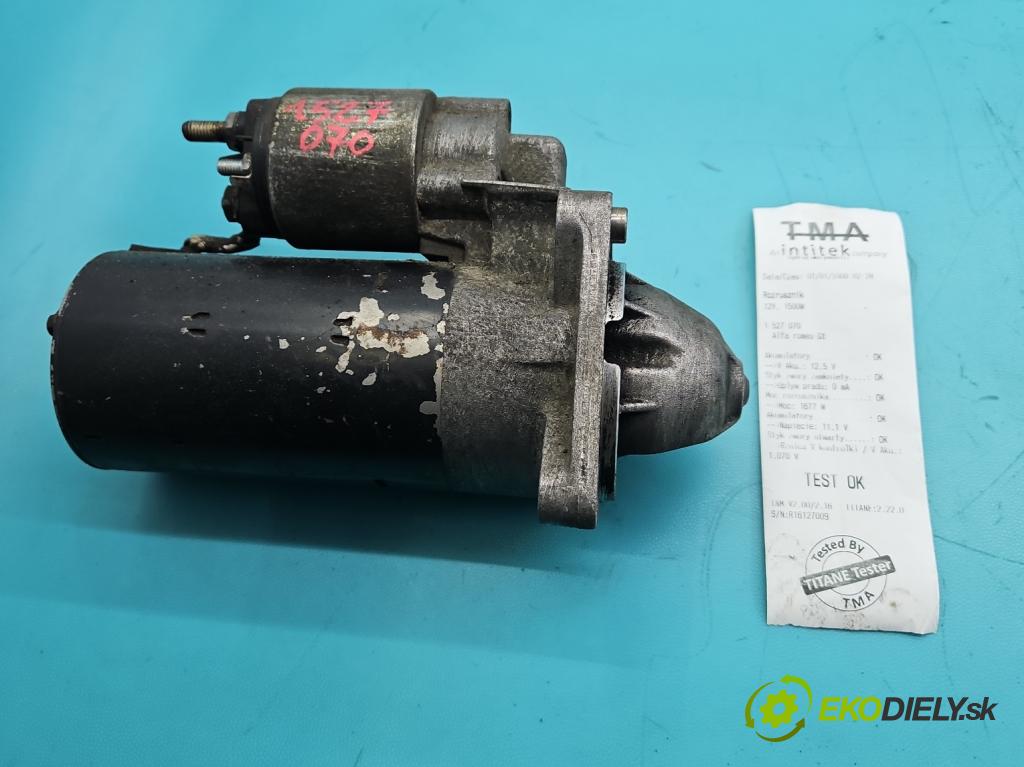 Alfa romeo Gt 1.9 jtd 937A5000 150 HP manual 110 kW 1910 cm3 3- štartér 0001109253 (Štartér)