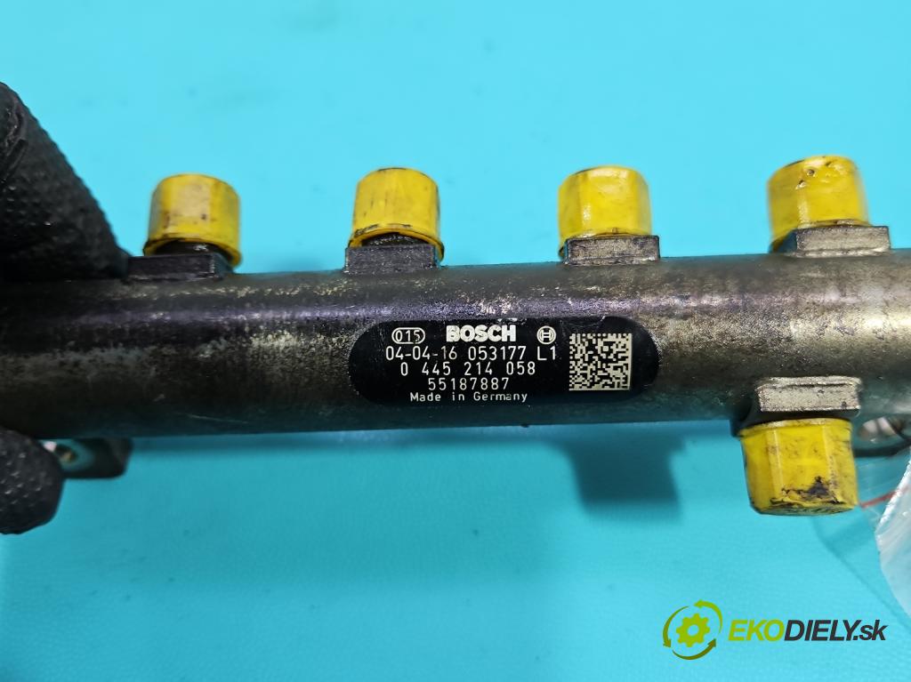 Alfa romeo Gt 1.9 jtd (937A5000) 150 hp manual 110 kW 1910 cm3 3- lišta vstřikovací 0445214058 (Vstřikovací lišta)