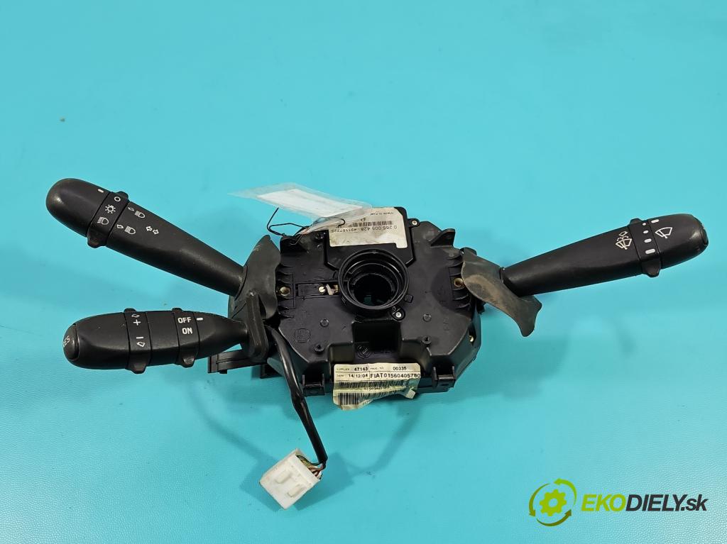 Alfa romeo Gt 1.9 jtd 937A5000 150 HP manual 110 kW 1910 cm3 3- prepínač komplex: 01560405780 (Prepínacie páčky pod volantom)