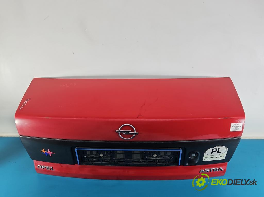 Opel Astra I 1991-2002 1.4 60 hp manual 44 kW 1389 cm3 4- zadní kufrové dveře  (Zadní kapota (kufr))