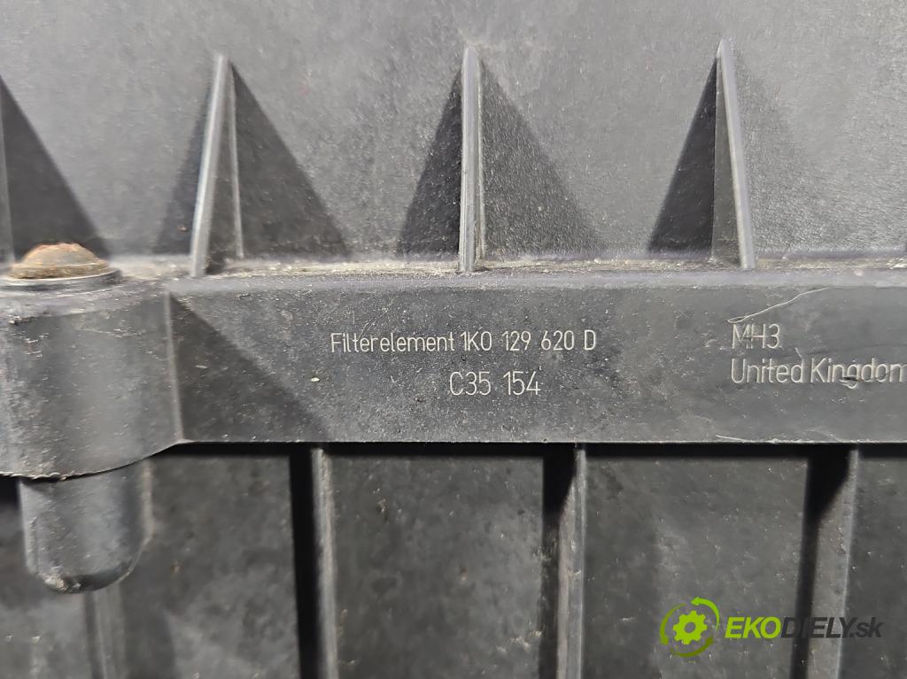 Vw Jetta V 2005-2010 2.0 tdi 140 HP manual 103 kW 1968 cm3 4- obal filtra vzduchu 4615185962 (Obal vzduchového filtra)