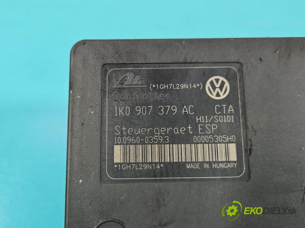 Vw Jetta V 2005-2010 2.0 tdi 140 HP manual 103 kW 1968 cm3 4- čerpadlo abs 1K0907379AC (Pumpa ABS)