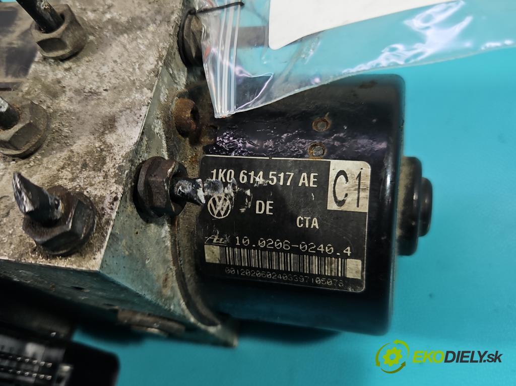 Vw Jetta V 2005-2010 2.0 tdi 140 HP manual 103 kW 1968 cm3 4- čerpadlo abs 1K0907379AC (Pumpa ABS)