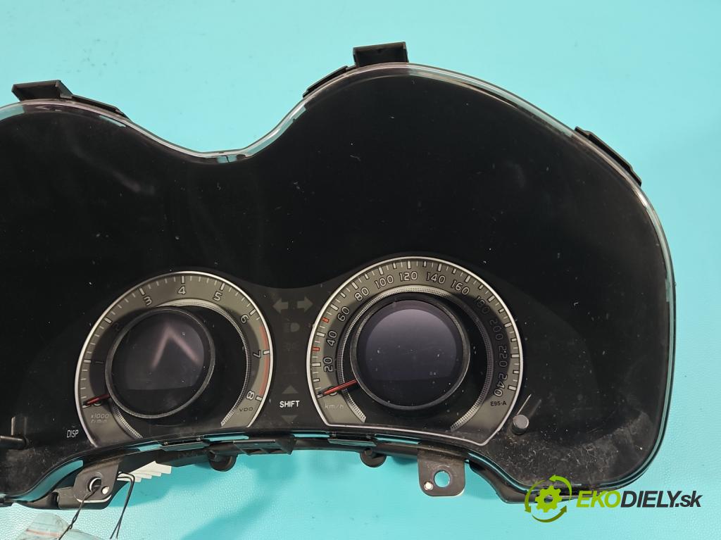 Toyota Auris I 2006-2013 1.4 VVT-I: 97KM manual 71 kW 1398 cm3 5- prístrojovka/ budíky 83800-02L52 (Prístrojová doska)