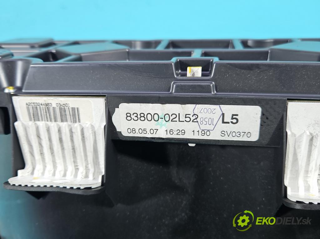 Toyota Auris I 2006-2013 1.4 VVT-I: 97KM manual 71 kW 1398 cm3 5- prístrojovka/ budíky 83800-02L52 (Prístrojová doska)