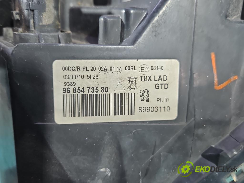 Peugeot 5008 I 2009-2017 2.0 HDI 150 hp manual 110 kW 1997 cm3 5- světlo levý 9685473580 (Klika dveří ostatní)