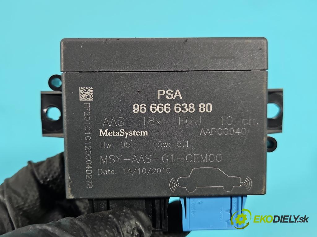 Peugeot 5008 I 2009-2017 2.0 HDI 150 HP manual 110 kW 1997 cm3 5- riadiaca jednotka parkovaní: 9666663880