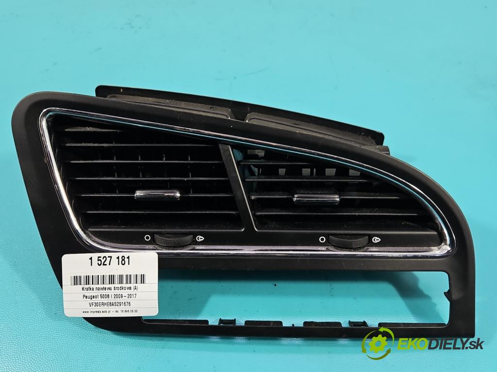 Peugeot 5008 I 2009-2017 2.0 HDI 150 hp manual 110 kW 1997 cm3 5- Mřížka: topení medián: 9686528077 (Mřížka topení)
