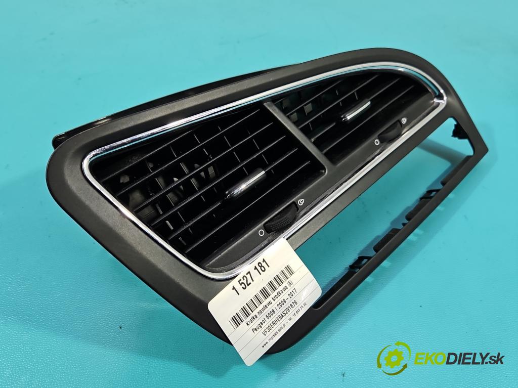 Peugeot 5008 I 2009-2017 2.0 HDI 150 hp manual 110 kW 1997 cm3 5- Mřížka: topení medián: 9686528077 (Mřížka topení)